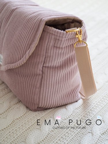 Plenkovník/Organizační taška pro miminko MANŠESTR - Barva: CUKROVÁ VATA, Vnější kapsa na mobil: NE