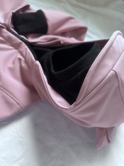 Dětská kukla s oušky ČERNÁ